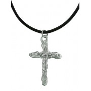 'Ronan' Sterling Silver Cross Necklace 'Ronan' Sterling Silver Cross Necklace